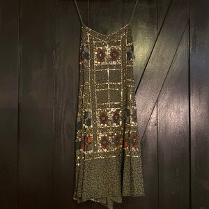 Beaded boho dress